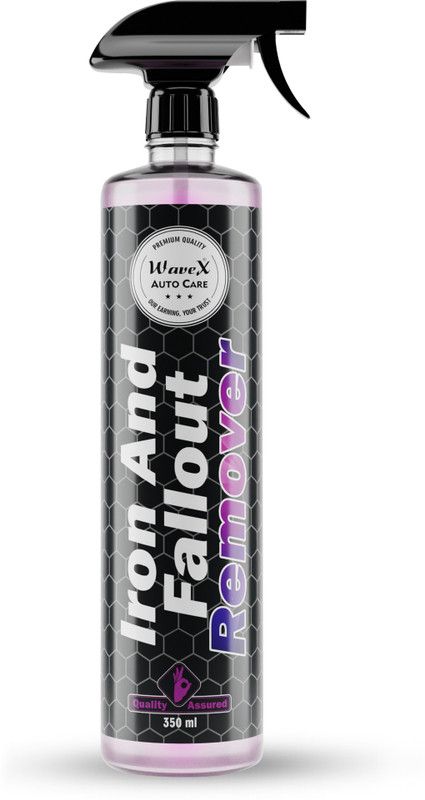 Wavex Iron Remover 350 ml | Iron Remover for Car That Removes Iron and Fallout from Exterior Car and Bike Surfaces Car Washing Liquid  (350 ml)