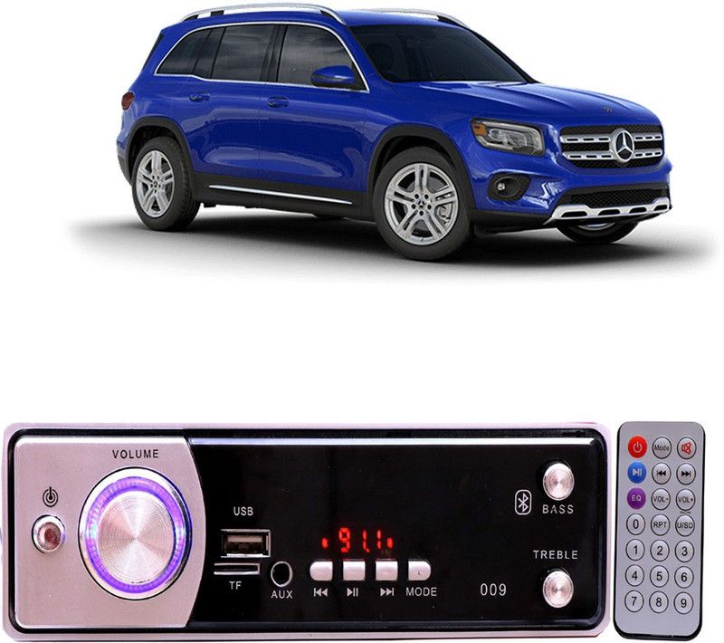 Bluedrum Silver009 BLUETOOTH/USB/SD/AUX/FM/MP3 Car Stereo ( Single Din) B-391 Car Stereo  (Single Din)