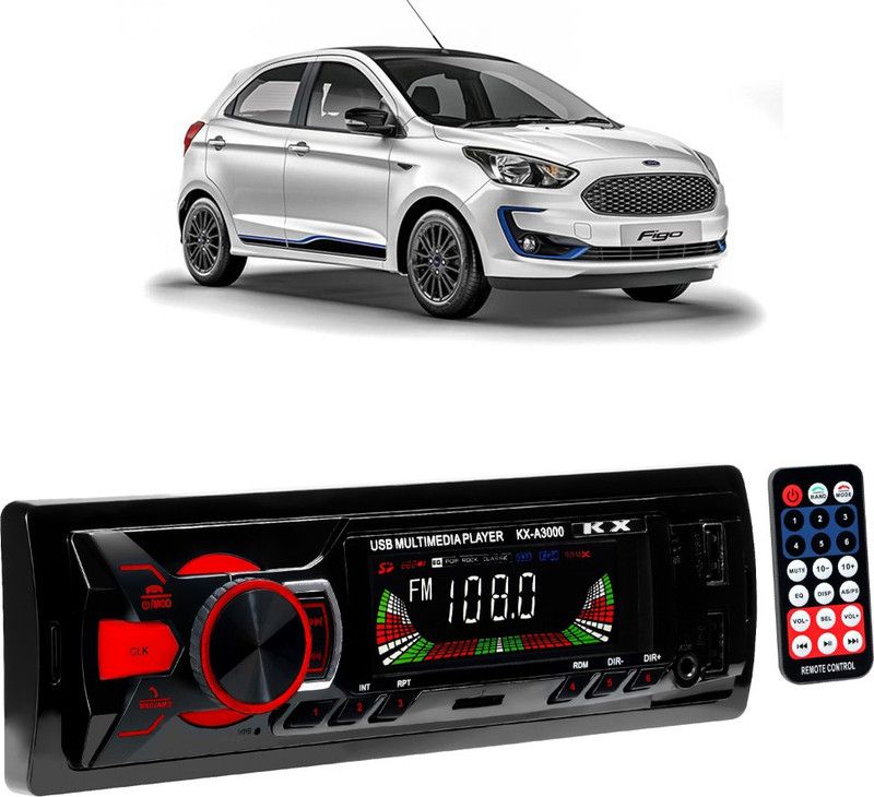 JBRIDERZ Boom Master A3000 with AUX/Bluetooth/USB/ MP3 B133 Car Stereo  (Single Din)