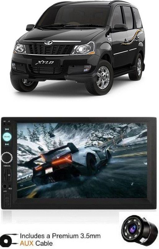 JBRIDERZ 7Inch HD DoubleDin TouchScreen with Rear View Camera Support With Camera B 293 Car Stereo  (Double Din)