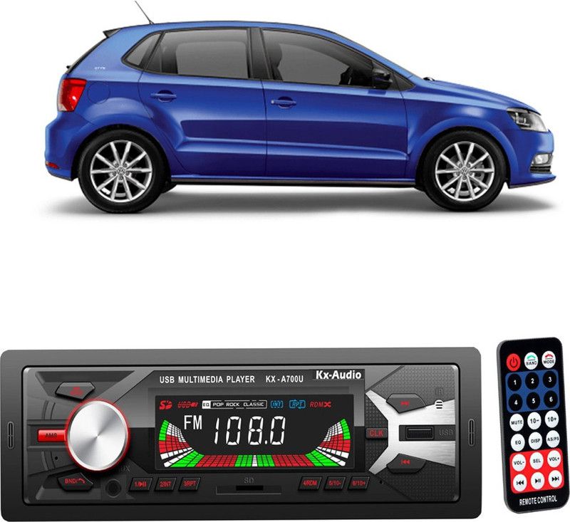 JBRIDERZ KX-A700U BLUETOOTH/USB/SD/AUX/FM/MP3 with Phone Caller Id Receiver JB-1765 Car Stereo  (Single Din)