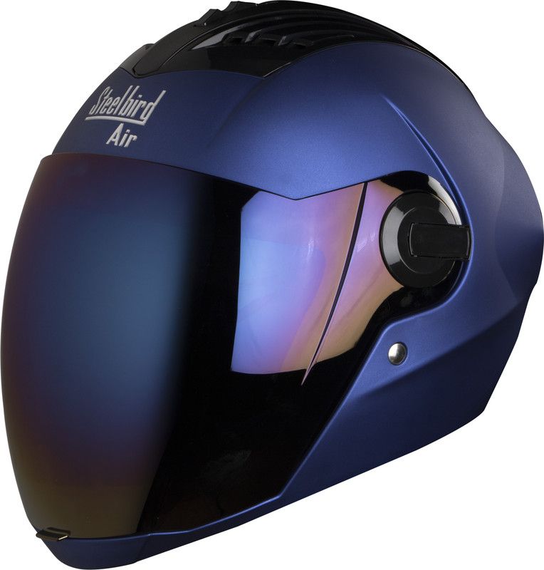 Steelbird Air SBA-2 MATT Motorbike Helmet  (MAT Y.BLUE)