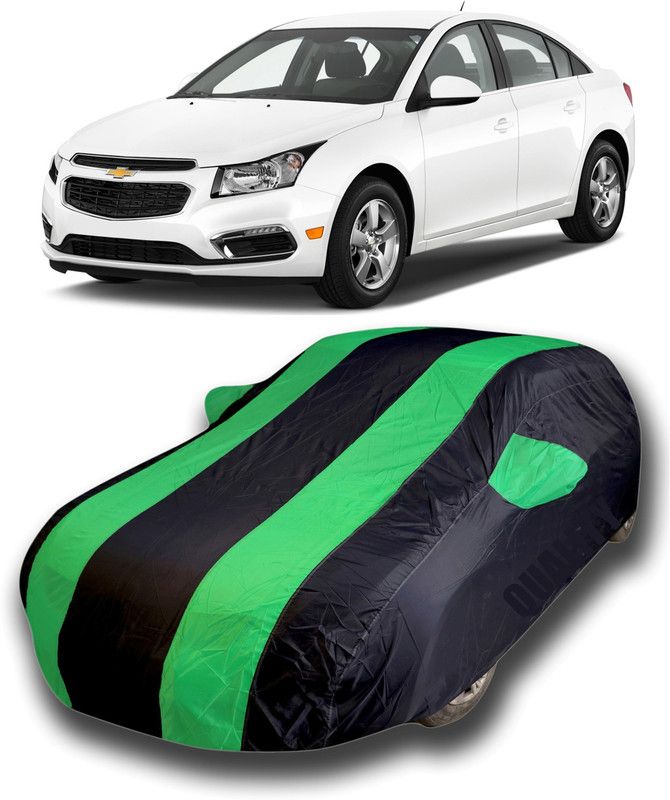 THE REAL ARV Car Cover For Chevrolet Cruze (With Mirror Pockets)  (Blue, Green)