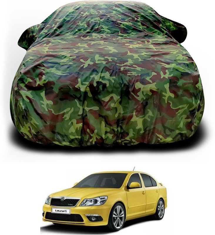 GOSHIV-car and bike accessories Car Cover For Skoda Laura (With Mirror Pockets)  (Multicolor)