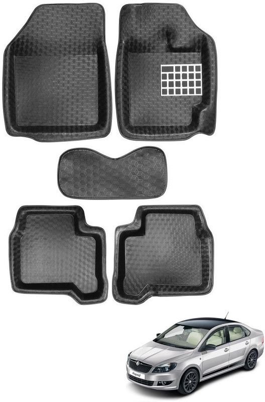 AUTYLE EVA, Plastic 3D Mat For Skoda Rapid  (Black)