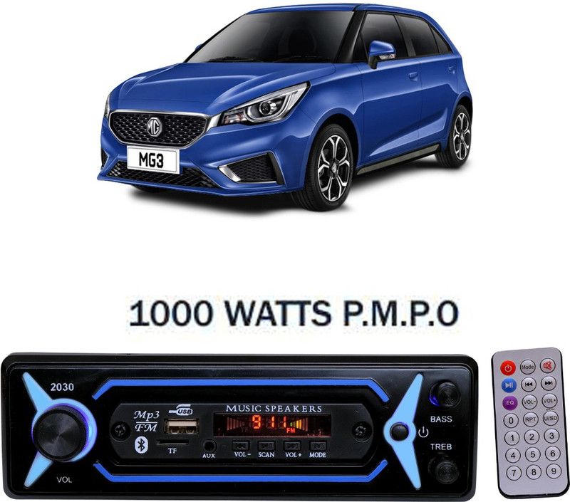 JBRIDERZ P-2030 Blue BLUETOOTH/USB/SD/AUX/FM/MP3 Car Stereo ( Single Din) B-419 Car Stereo  (Single Din)