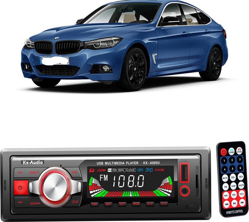 JBRIDERZ KX-A600U BLUETOOTH/USB/SD/AUX/FM/MP3 with Phone Caller Id Receiver JB-221 Car Stereo  (Single Din)