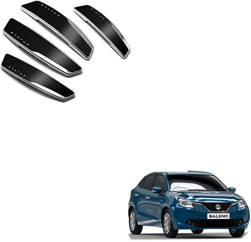 SEMAPHORE Plastic Car Door Guard  (Black, Pack of 4, Maruti, Baleno)