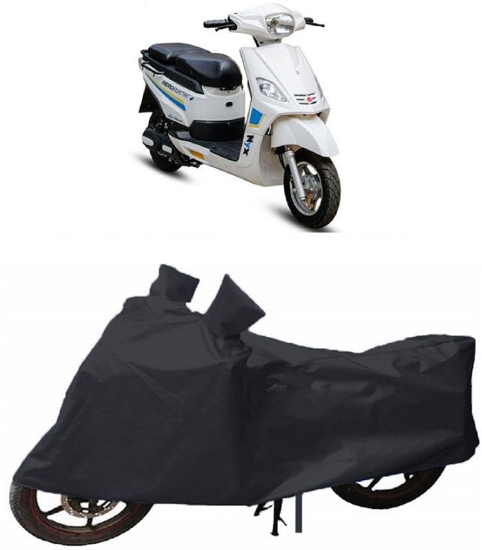 HEMSKAR Two Wheeler Cover for Hero  (Electric, Black)
