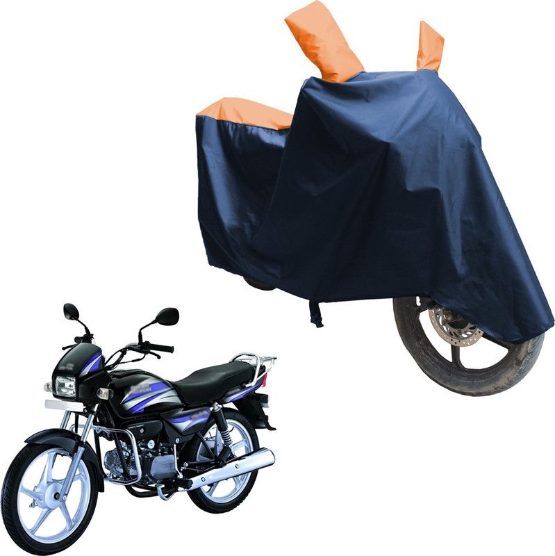 SS FOR YOUR SMART NEEDS Two Wheeler Cover for Hero  (Splendor PRO, Blue, Orange)