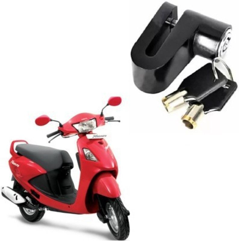 Giinix Heavy Steel Disc Break Security Lock Disc Lock For Hero Pleasure Disc Lock  (Black)