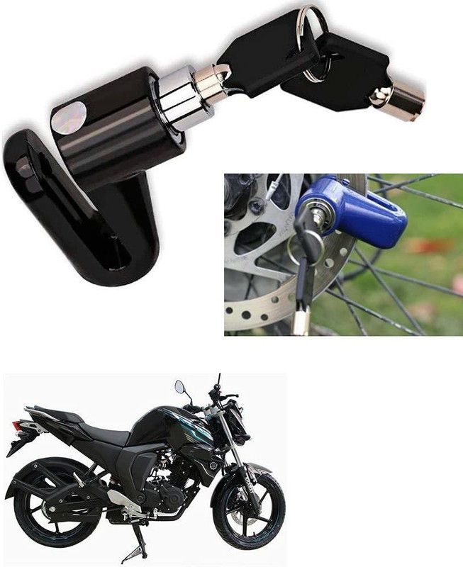 AS TRADERS Motorcycle Disc Brake Lock/Disk Lock Security for Yamaha FZ-S FI Motorcycle Disc Brake Lock/Disk Lock Security for Yamaha FZ-S FI Disc Lock  (Blue, Black, Red)