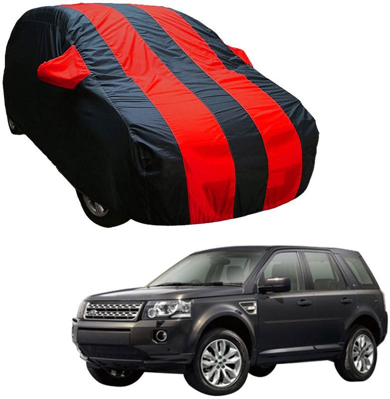 SS Zeeber Car Cover For Land Rover Freelander (With Mirror Pockets)  (Blue, Red)