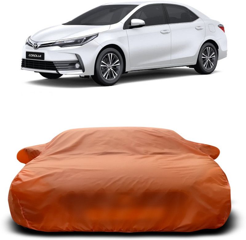Ascension Car Cover For Toyota Altis (With Mirror Pockets)  (Orange)