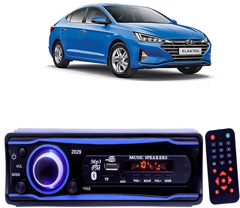 Purpleheart Blue 2029 USB/AUX/SD/BLUETOOTH/FM/MP3 BOOM MASTER STANDARD- P175 Car Stereo  (Single Din)
