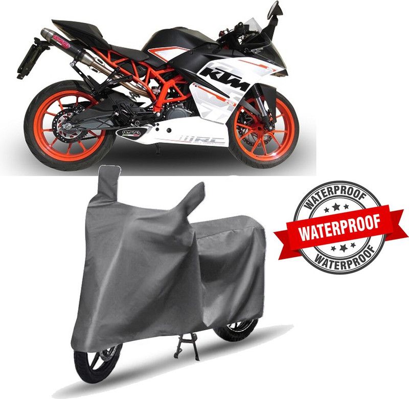 ZIMBER Two Wheeler Cover for KTM  (RC 390, Grey)