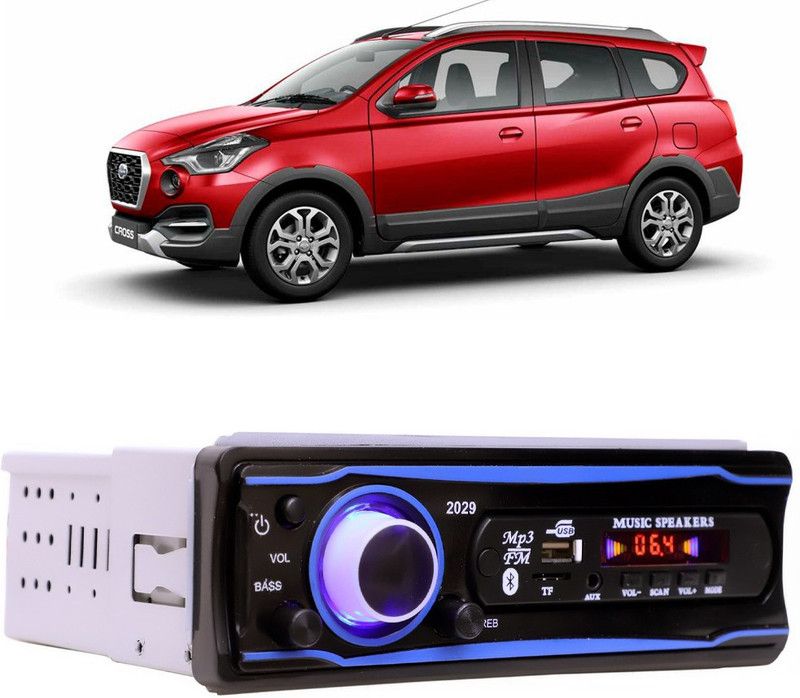 Bluedrum Blue Stereo-999 BLUETOOTH/USB/SD/AUX/FM/MP3 (BLUE & Black)-99 Car Stereo  (Single Din)