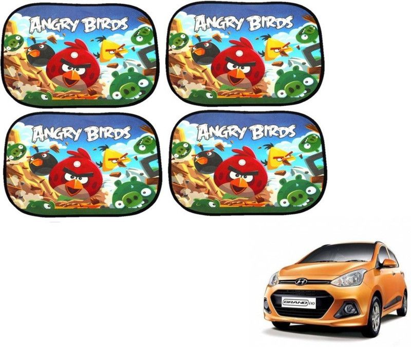 MOCKHE Side Window Sun Shade For Hyundai Grand i10  (Multicolor)