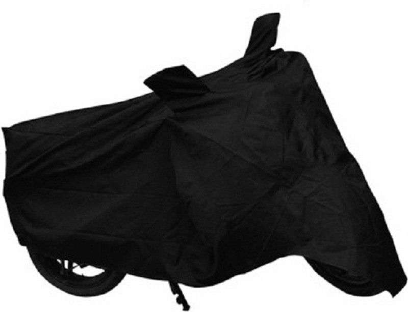 Quick N Easy Two Wheeler Cover for Honda  (CB Shine, Black)