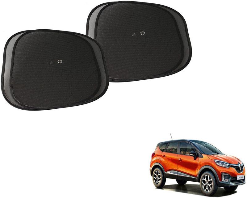 AUTYLE Side Window, Rear Window Sun Shade For Renault  (Black)