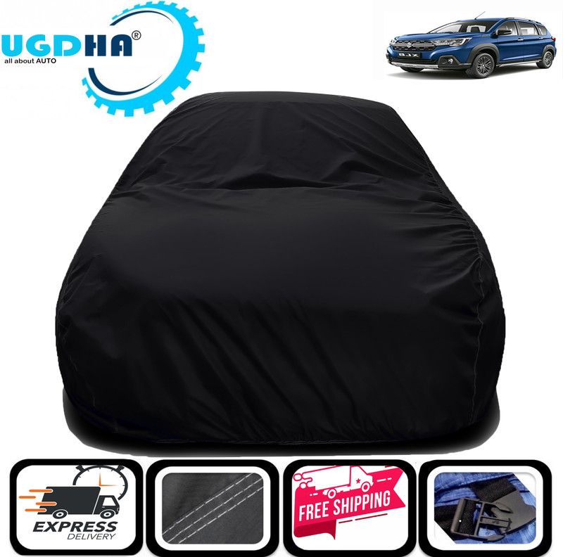 UDGHA Car Cover For Maruti Suzuki XL6 (Without Mirror Pockets)  (Black)