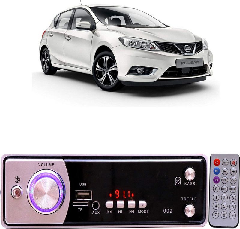 Purpleheart Silver009 BLUETOOTH/USB/SD/AUX/FM/MP3 Car Stereo ( Single Din) P-448 Car Stereo  (Single Din)