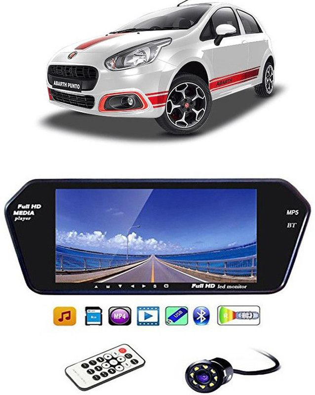 Enfield Works 7InchFull HD Touch Screen Bluetooth LED Screen & LED Reverse Camera E-4091 FullHD Touch Screen Bluetooth LED Screen&+8 LED Reverse Camera E-4091 Vehicle Camera System