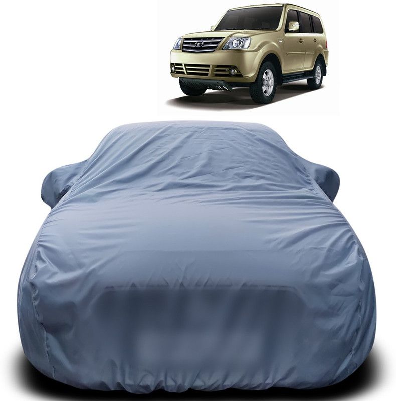 Purpleheart Car Cover For Tata Sumo Gold (With Mirror Pockets)  (Grey)