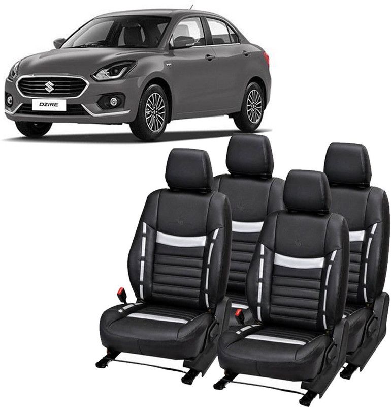 JMDi Leatherette Car Seat Cover For Maruti Swift Dzire  (Detachable Head Rest, 4 Seater, 2 Back Seat Head Rests)