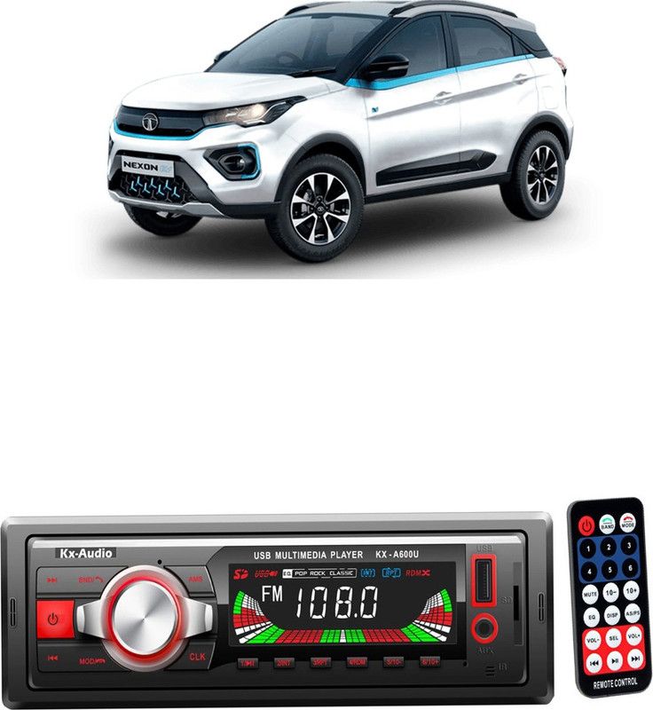 JBRIDERZ KX-A600U BLUETOOTH/USB/SD/AUX/FM/MP3 with Phone Caller Id Receiver B 535 Car Stereo  (Single Din)