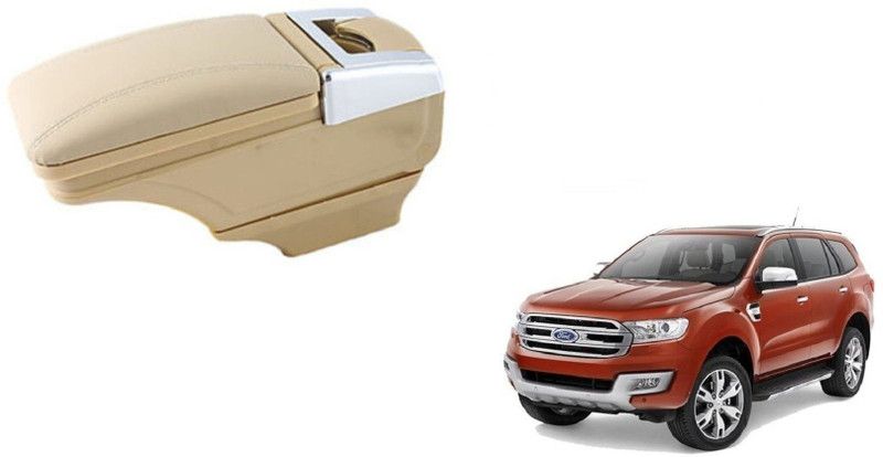 Auto Oprema Centre Car Armrest Beige Color Aar-103 Car Armrest  (Ford, Endeavour)