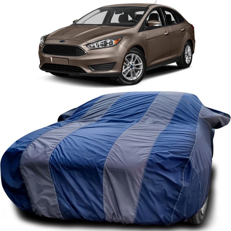 Ascension Car Cover For Ford Focus (With Mirror Pockets)  (Blue, Grey)