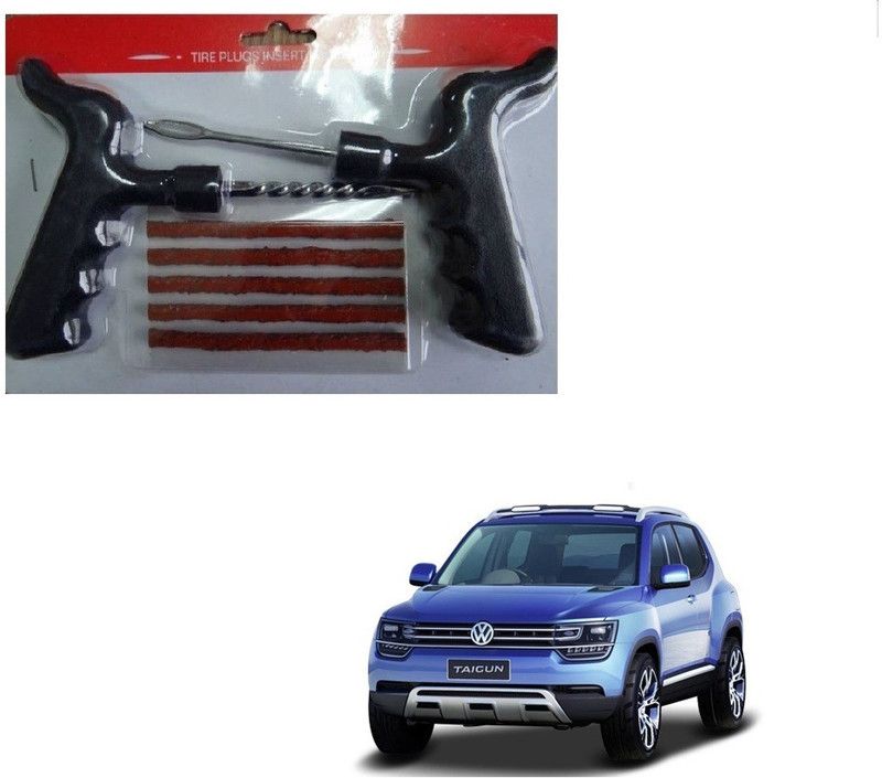AuTO ADDiCT Car Tool Safety With 5 Strip Tubeless Tyre Puncture Repair Kit For Volkswagen Tiguan Tubeless Tyre Puncture Repair Kit