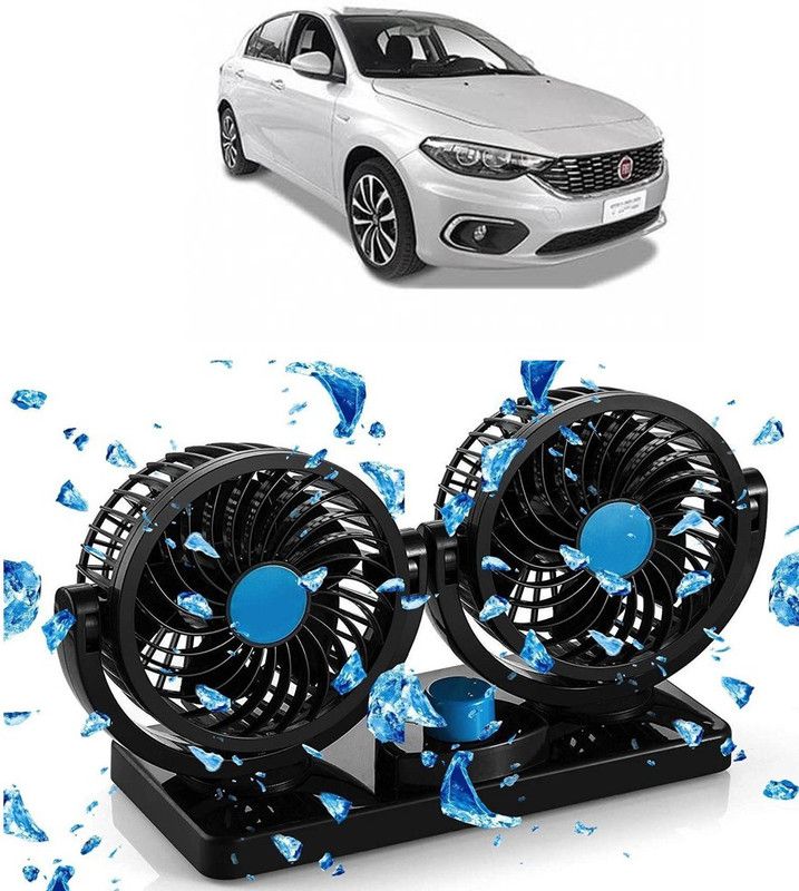 Enfield Works Car Fan 12V 360 Head 2 Speed Quiet Strong for All Auto Vehicles-CF119 Car Interior Fan  (12 V)