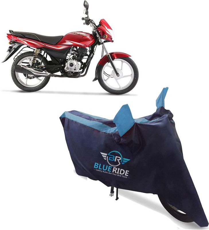 BLUERIDE Two Wheeler Cover for Bajaj  (ComforTec, Blue)