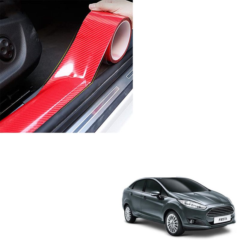 SEMAPHORE Plastic Car Door Guard  (Red, Pack of 1, Ford, Fiesta)