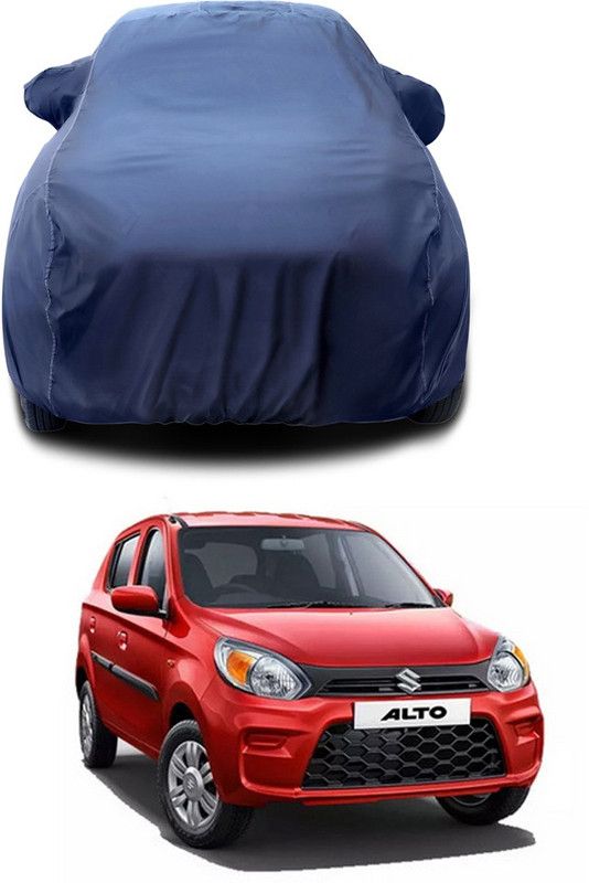 COVER MART Car Cover For Maruti Suzuki Alto K10 LX Optional (With Mirror Pockets)  (Grey)