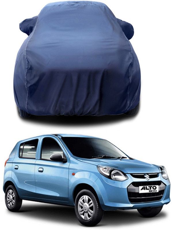 COVER MART Car Cover For Maruti Suzuki Alto 800 LX Optional (With Mirror Pockets)  (Grey)