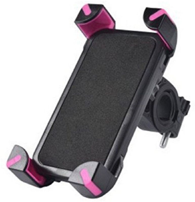 Buy Genuine Universal 360 Degree High Quality Bike Bicycle Motorcycle Phone Holder Mount Bracket For All Smartphones Bike Mobile Holder  (Pink)