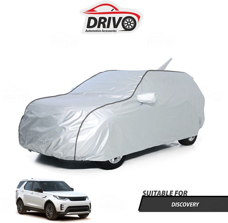 Drivo Car Cover For Land Rover Discovery (With Mirror Pockets)  (Silver)