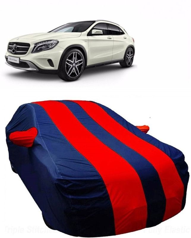 NEXTON Car Cover For Mercedes Benz GLA (With Mirror Pockets)  (Blue, Red)