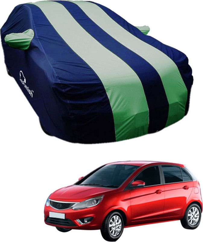 AutoFurnish Car Cover For Tata Bolt (With Mirror Pockets)  (Blue, Green)
