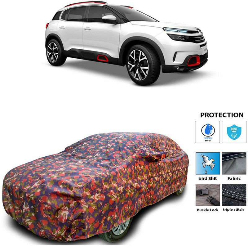 Ascension Car Cover For Citroen C5 Aircross (With Mirror Pockets)  (Multicolor)