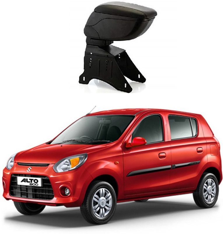 PRTEK Car Centre Console Hand Armrest Universal(Black) 0093 Car Armrest  (Maruti, Alto)