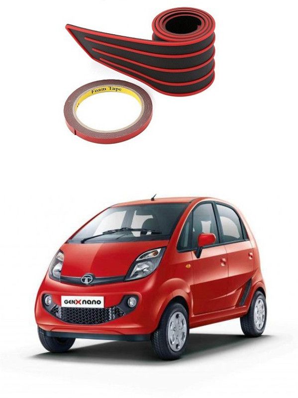 PROEDITION Uniiversal Car Rubber Rear Guard Bumper Protector Trim Car Sticker Kit 0015 Car Spoiler