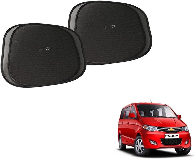 AUTYLE Side Window, Rear Window Sun Shade For Chevrolet Enjoy  (Black)