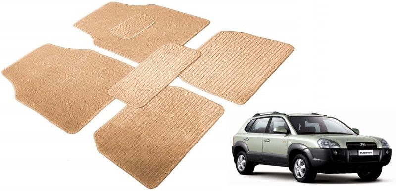 Auto Hub Fabric Standard Mat For Hyundai Tucson  (Beige)