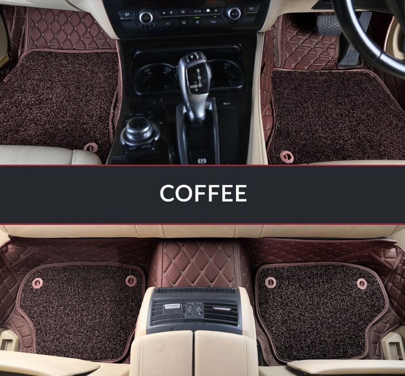 AutoFurnish Leatherite 7D Mat For Ford Ecosport  (Maroon)