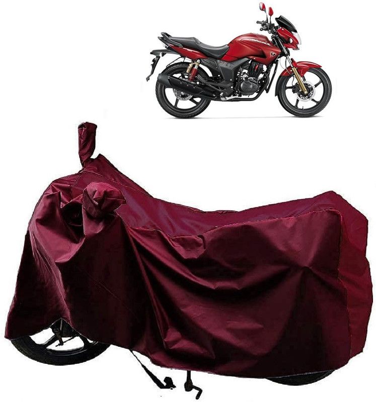 Autoprime Two Wheeler Cover for Hero  (Hunk, Maroon)