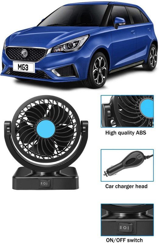Enfield Works Cooling Car Fan 360 Degree Rotatable For vehicle-Y_416 Car Interior Fan  (12 V)